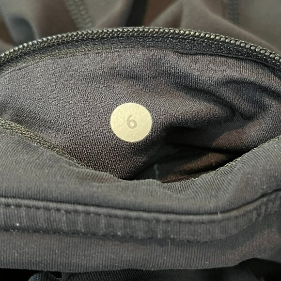 Lululemon Pace Rival Crop *22", Black (early release), size 6 - READ - Picture 12 of 15
